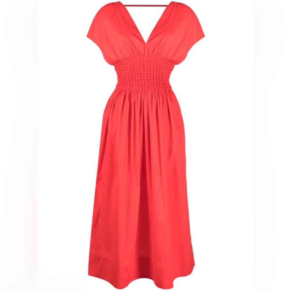 STAUD Midi Dress